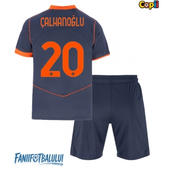 Inter Milan Hakan Calhanoglu #20 Echipament de Fotbal Replică 2025-26 Copii Treilea (+ Șorturi)